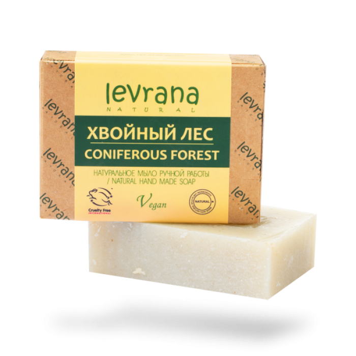 Натуральное мыло Хвойный лес levrana, 100 гр