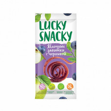 Яблочные завитки с черникой Lucky Snacky, 20 гр