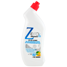 ZERO Гель для мытья туалета на натур.100% морской соли+сок лимона, 750 мл