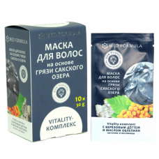 Маска для волос на основе Сакской грязи Vitality-комплекс: питание и витамины, 30 гр