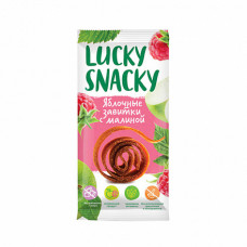 Яблочные завитки с малиной Lucky Snacky, 20 гр