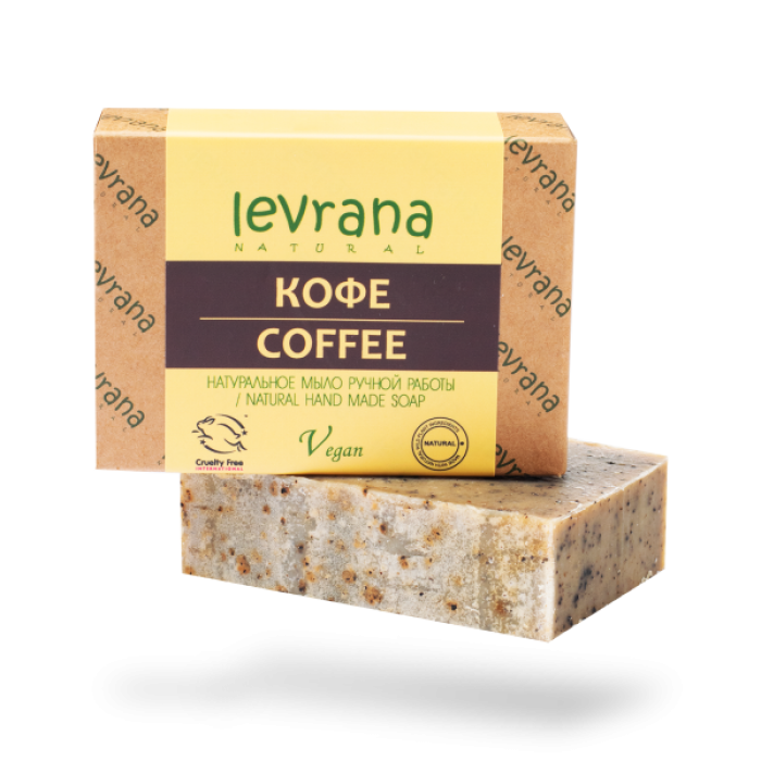 Натуральное мыло Кофе levrana, 100 гр