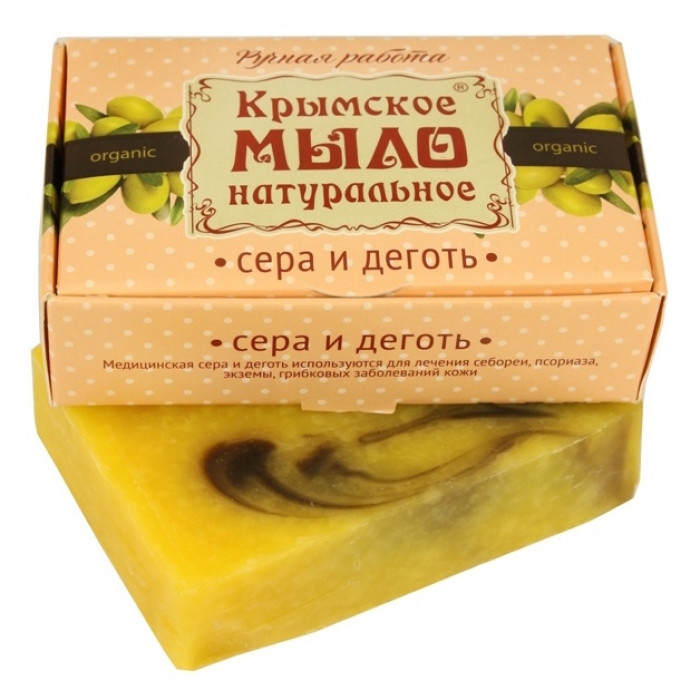 Мыло "Olive Oil" СЕРНО-ДЕГТЯРНОЕ, 100 гр