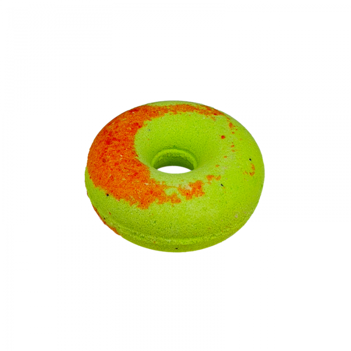 Бурлящий пончик для ванны Персик-киви, 140 гр