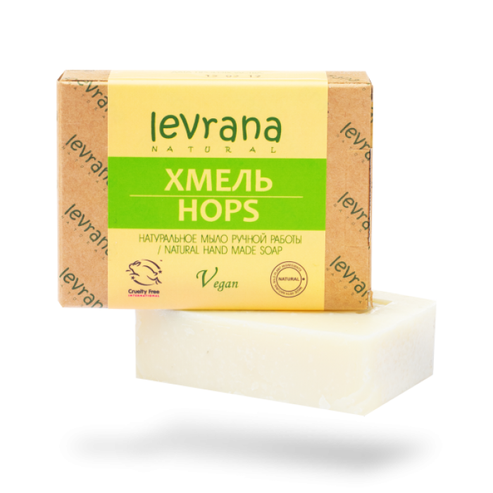 Натуральное мыло Хмель levrana, 100 гр