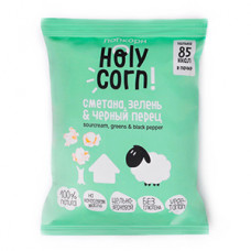 Кукуруза воздушная "Сметана, зелень и черный перец" Holy Corn, 20 гр